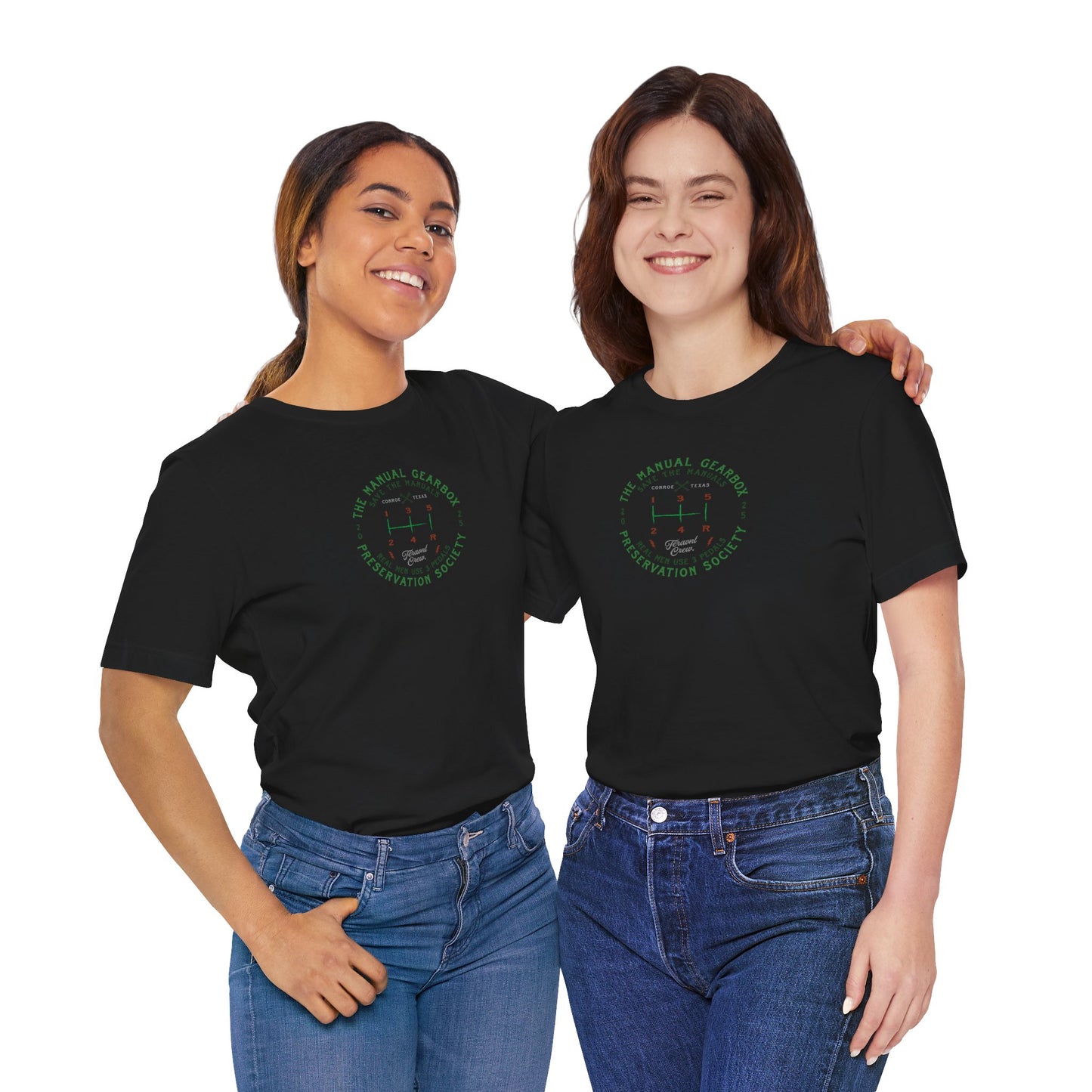 Manual Preservation Society. Black T-Shirt