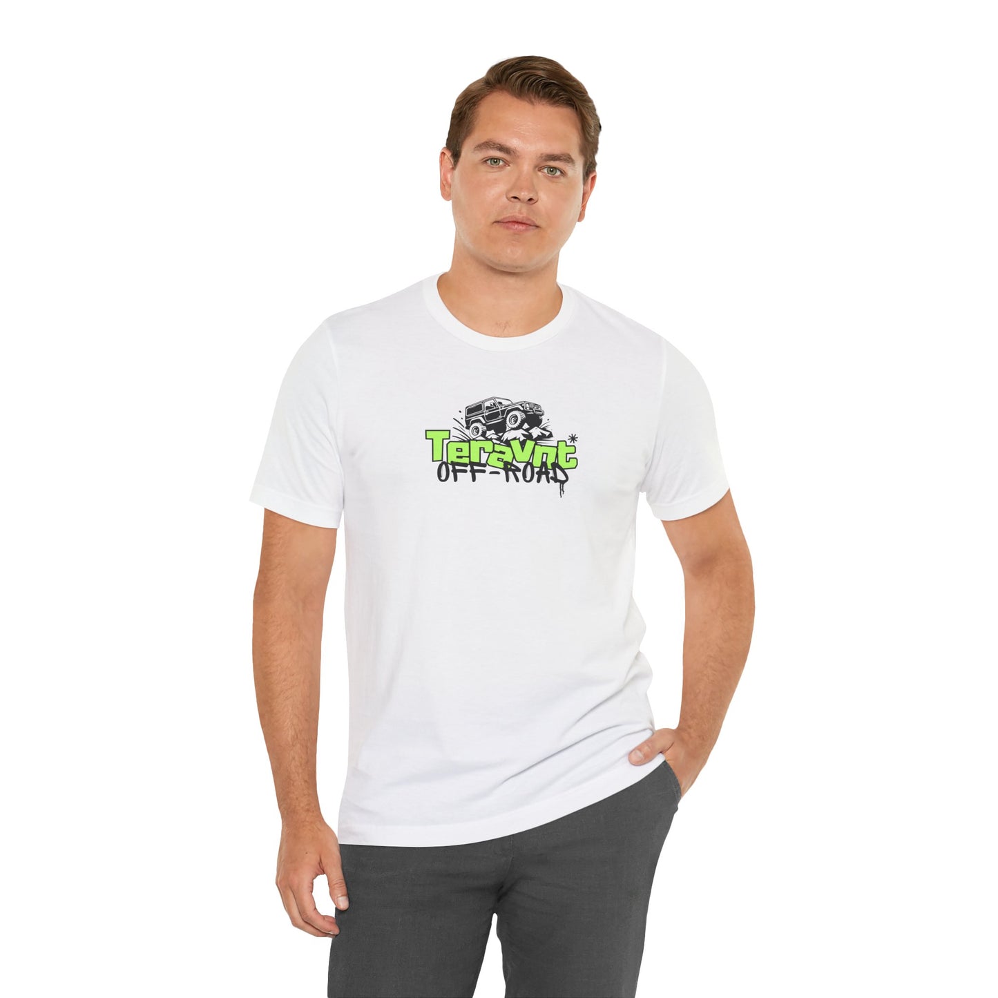 Teravnt Off-Road. White W/Colors T-Shirt by Teravnt.