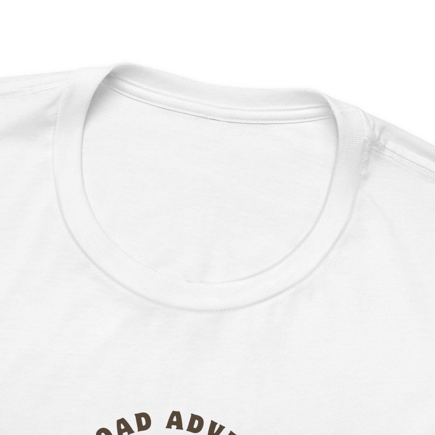 Adventure. White W/Tan T-Shirt by Teravnt.
