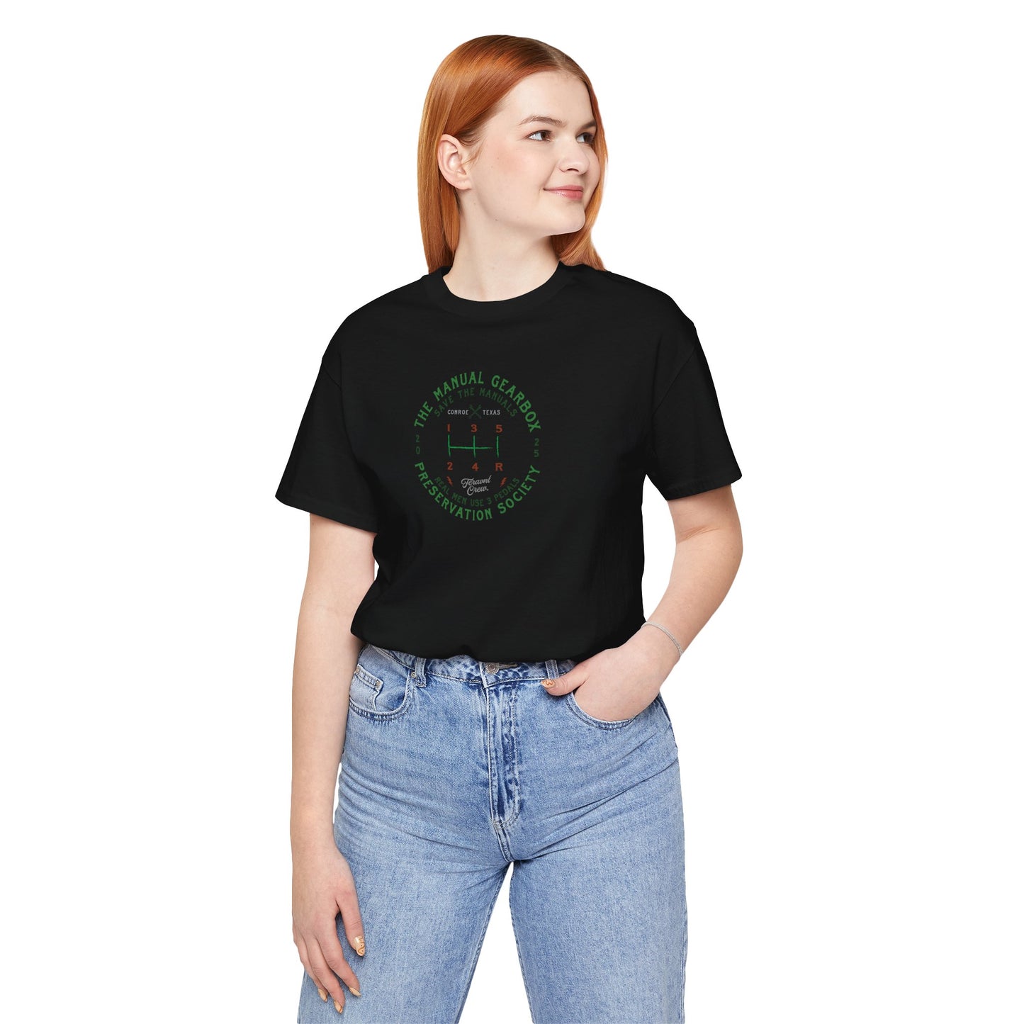 Manual Preservation Society. Black T-Shirt