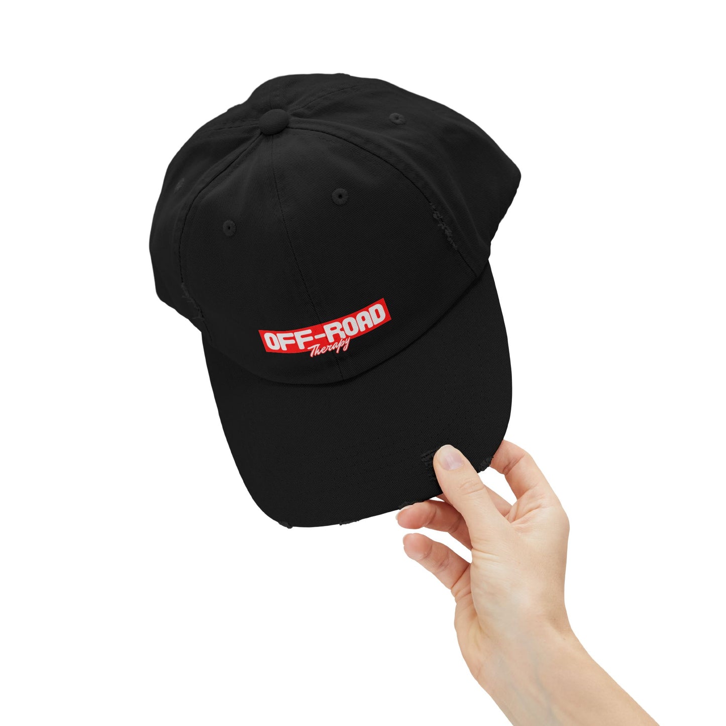 Unisex Distressed Cap - OFF-ROAD Therapy