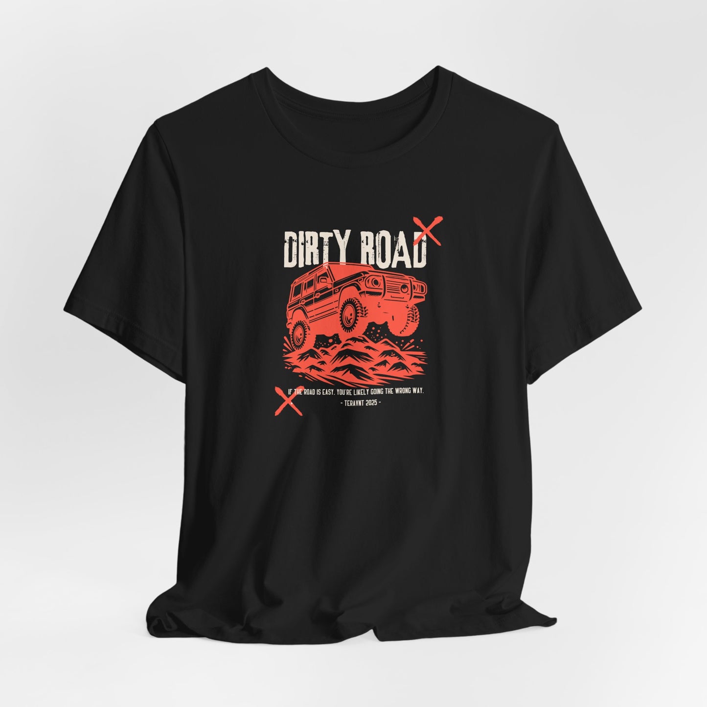 Teravnt Dirty Road. Black T-Shirt