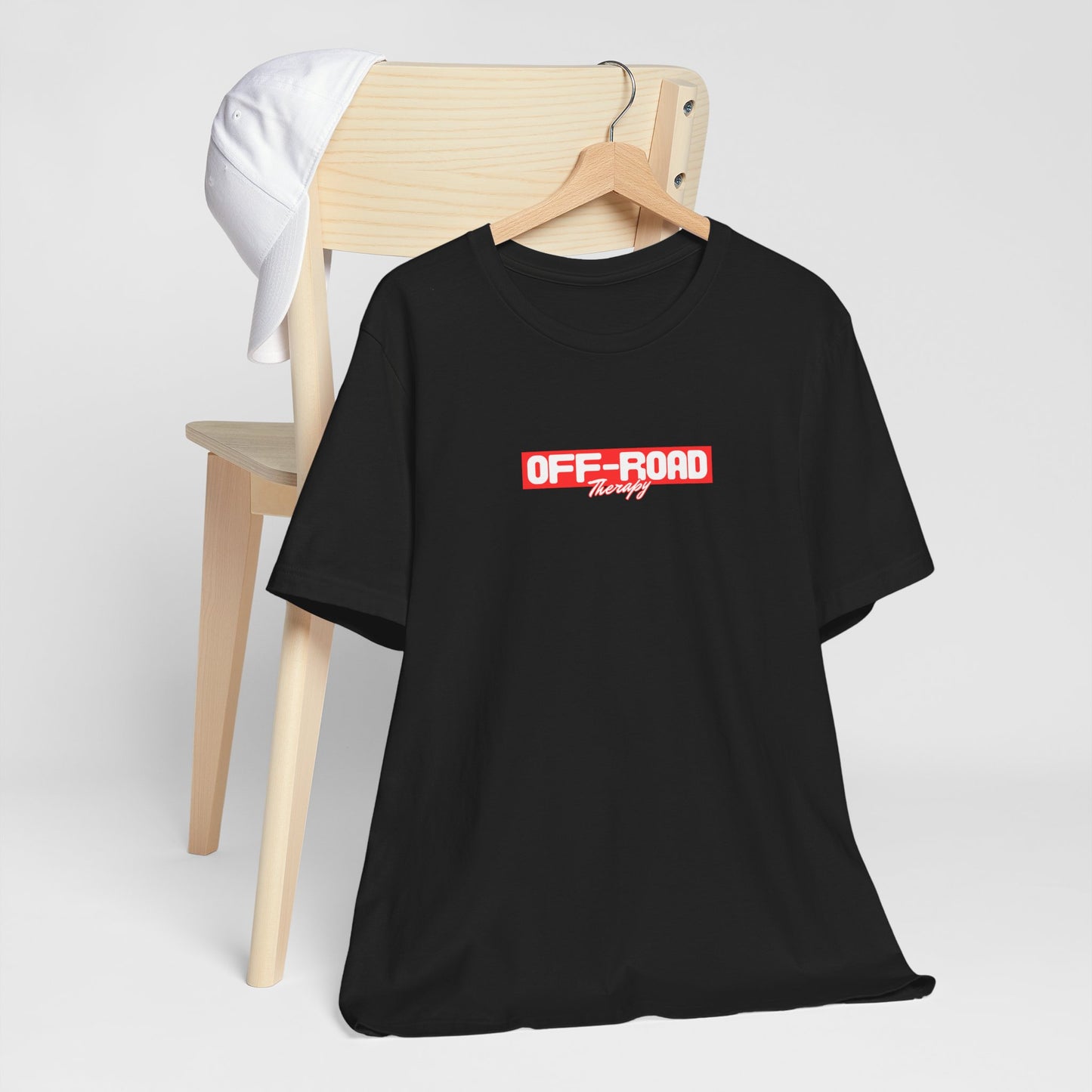 Off-Road Therapy. Black W/Red T-Shirt by Teravnt.