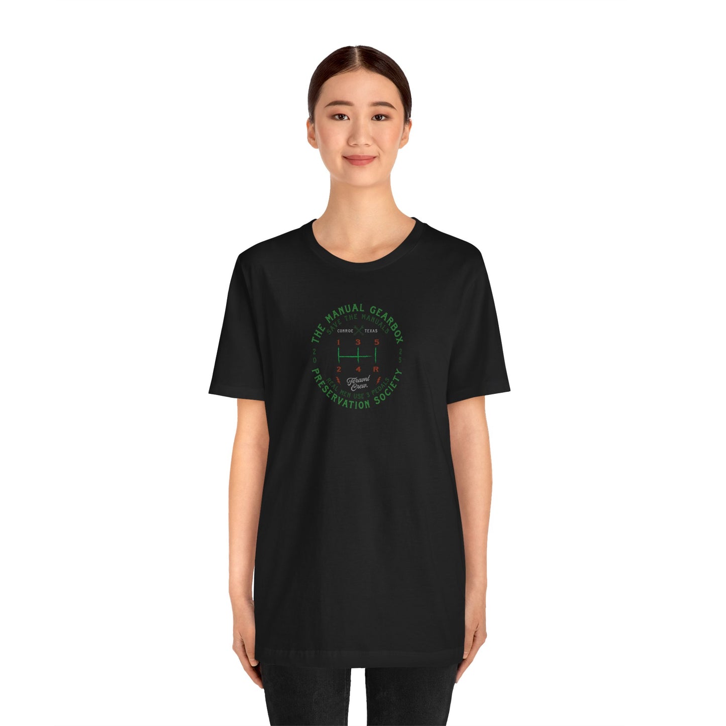 Manual Preservation Society. Black T-Shirt