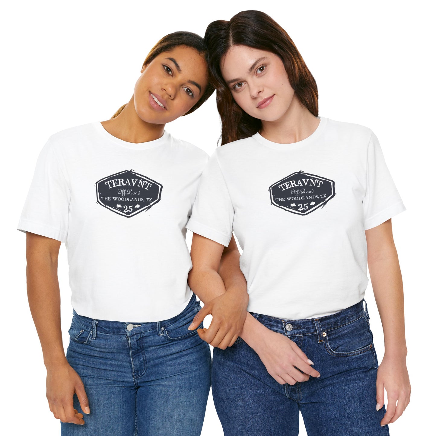 Teravnt Vintage Badge. White T-Shirt by Teravnt.