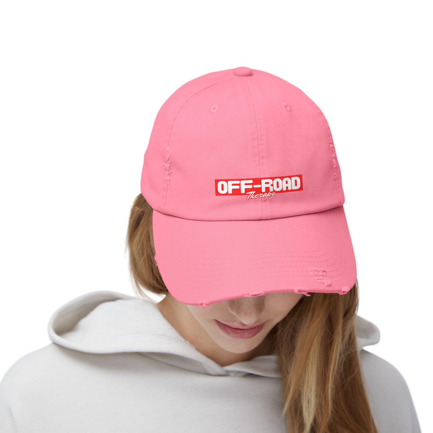 Unisex Distressed Cap - OFF-ROAD Therapy
