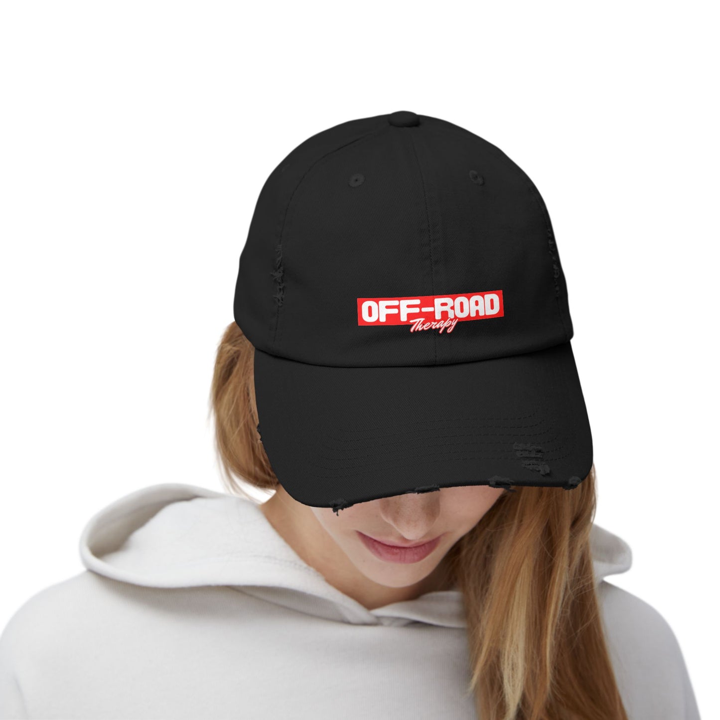 Unisex Distressed Cap - OFF-ROAD Therapy