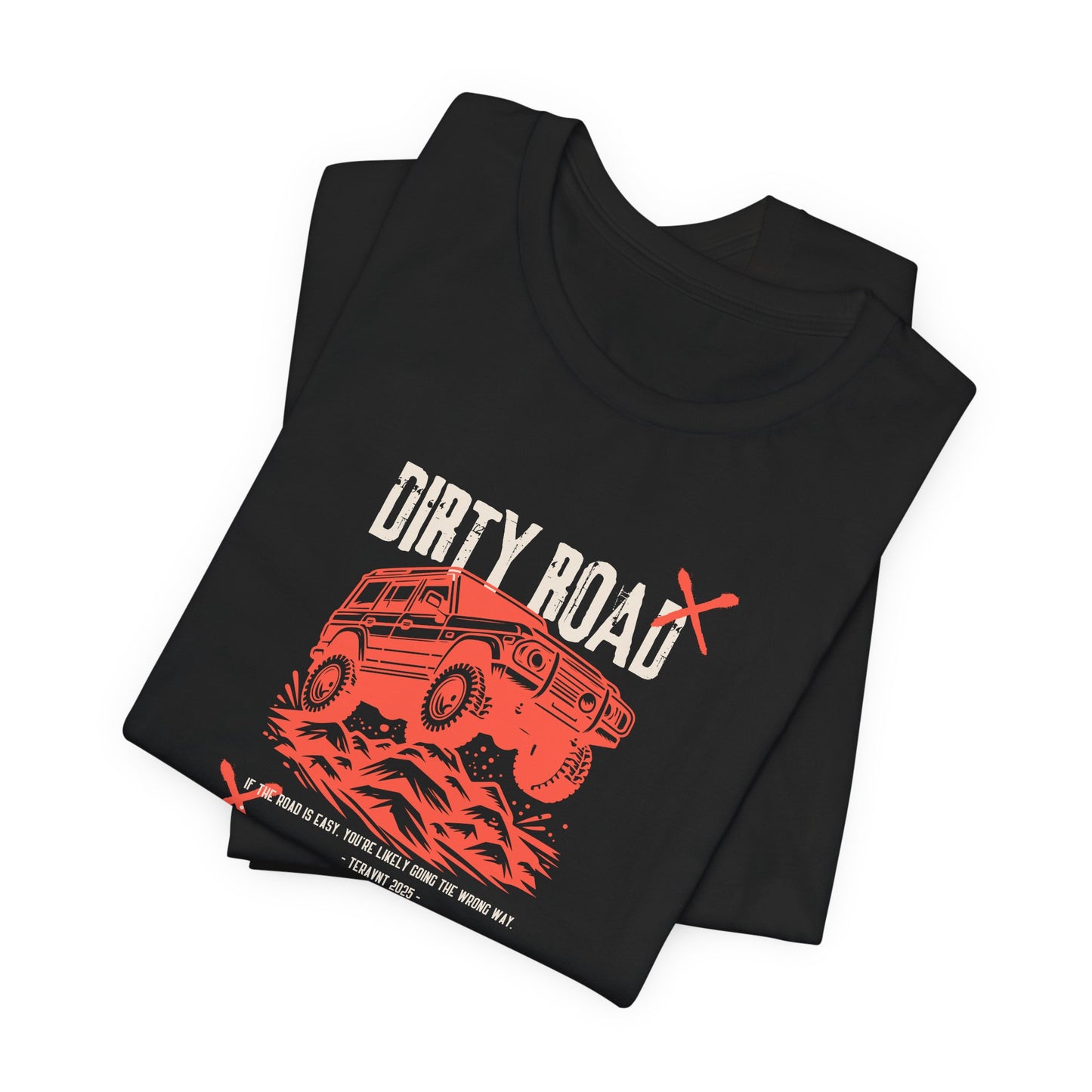 Teravnt Dirty Road. Black T-Shirt