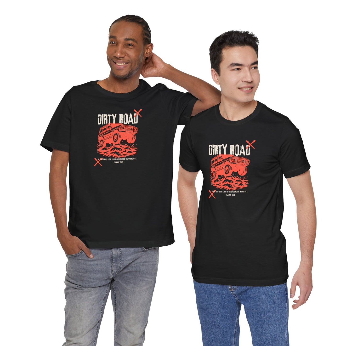 Teravnt Dirty Road. Black T-Shirt