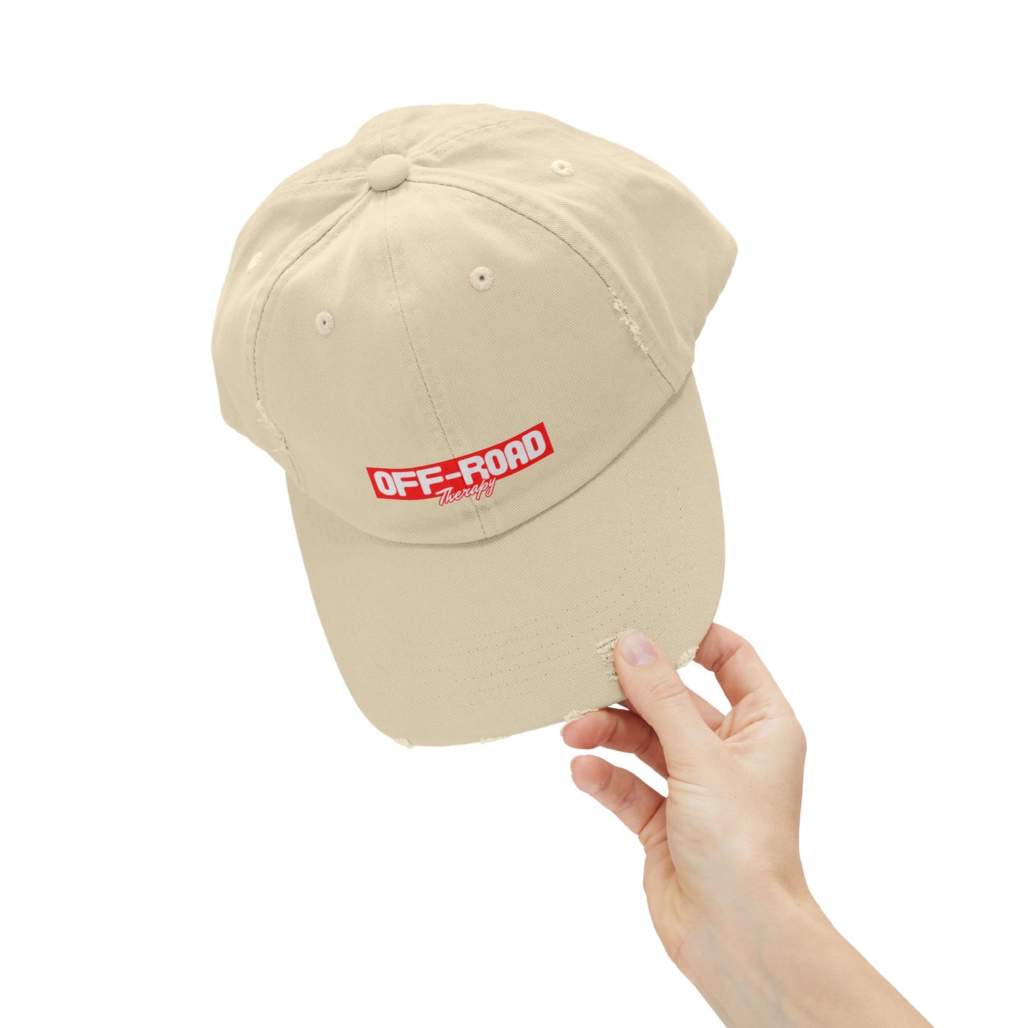 Unisex Distressed Cap - OFF-ROAD Therapy