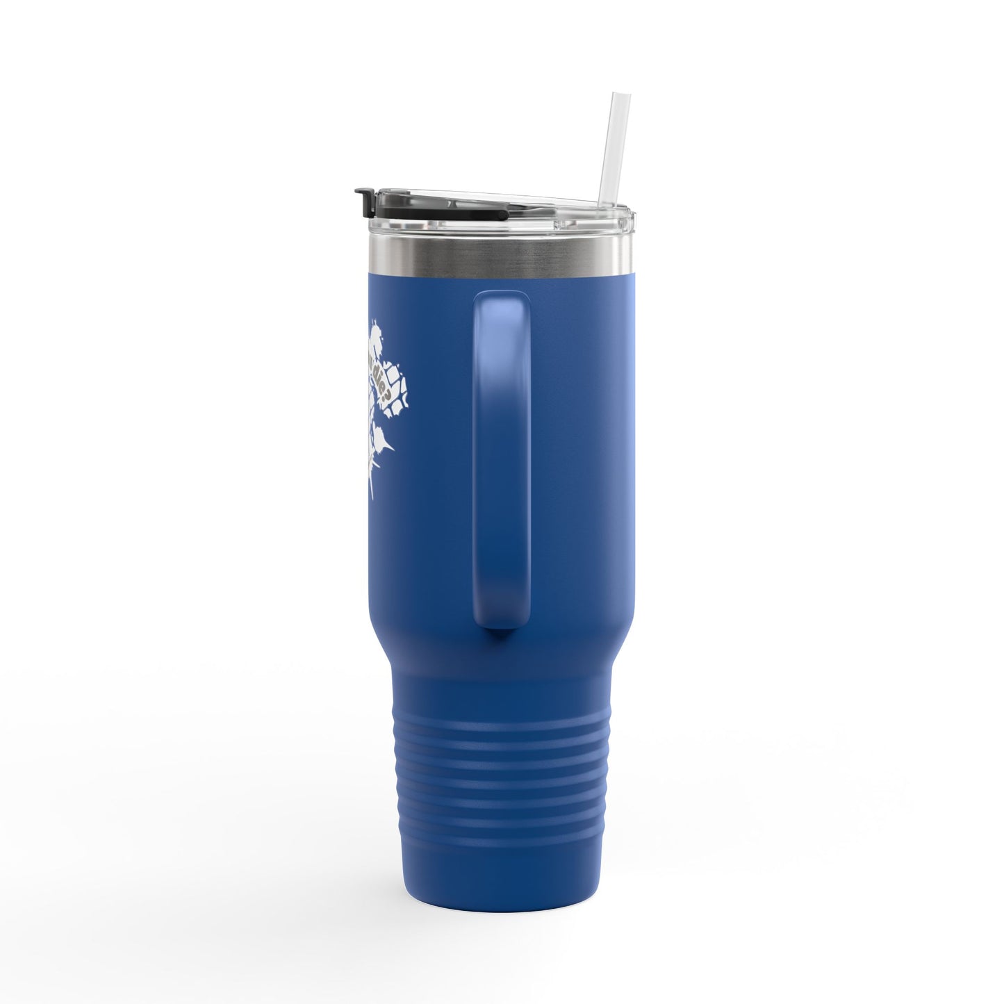 40oz Insulated Travel Mug "But did you die?" in White