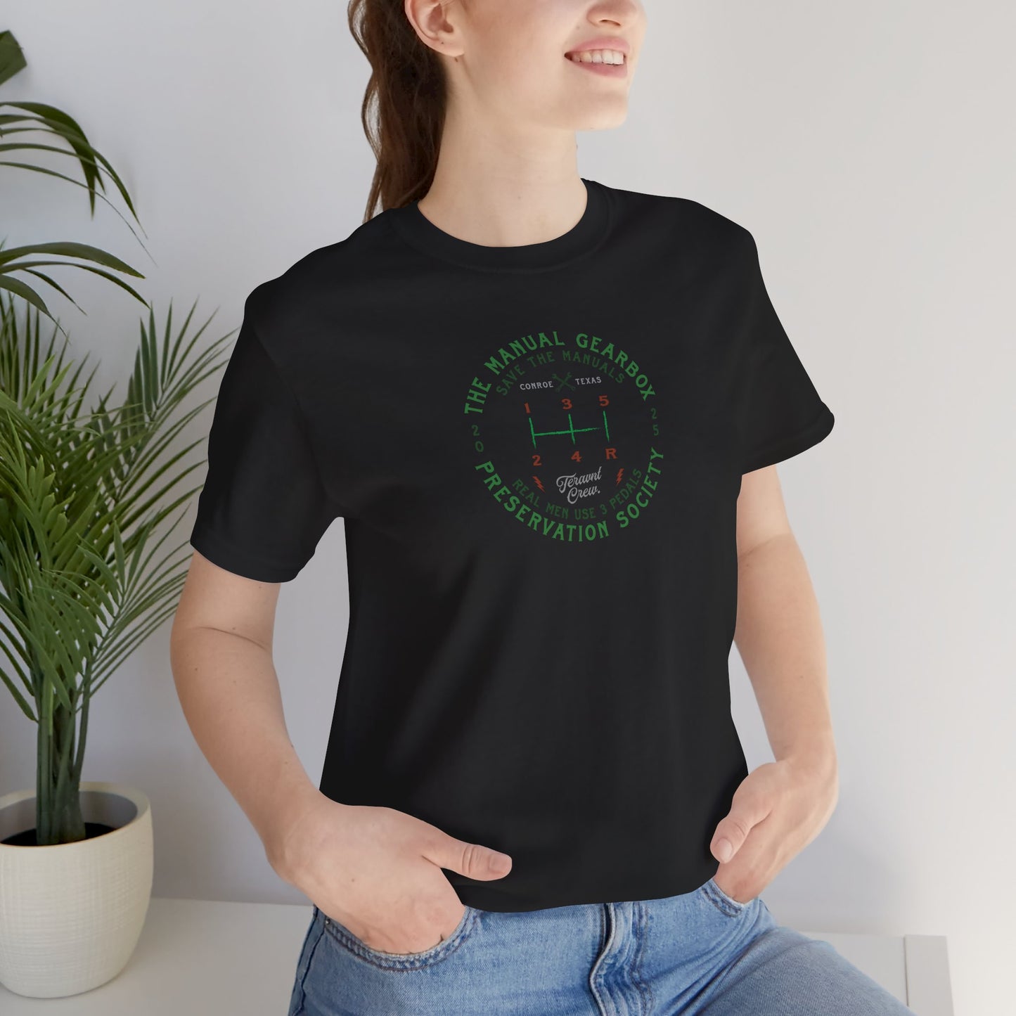 Manual Preservation Society. Black T-Shirt