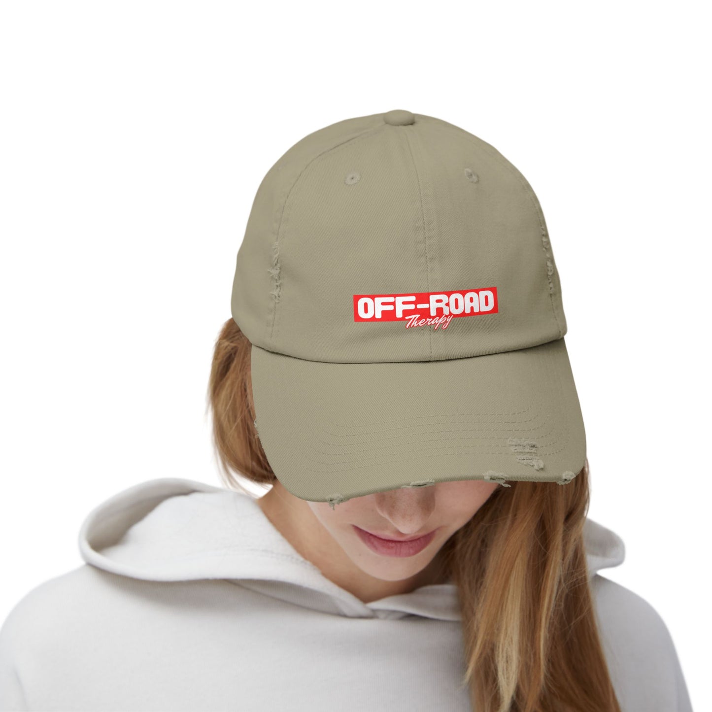 Unisex Distressed Cap - OFF-ROAD Therapy
