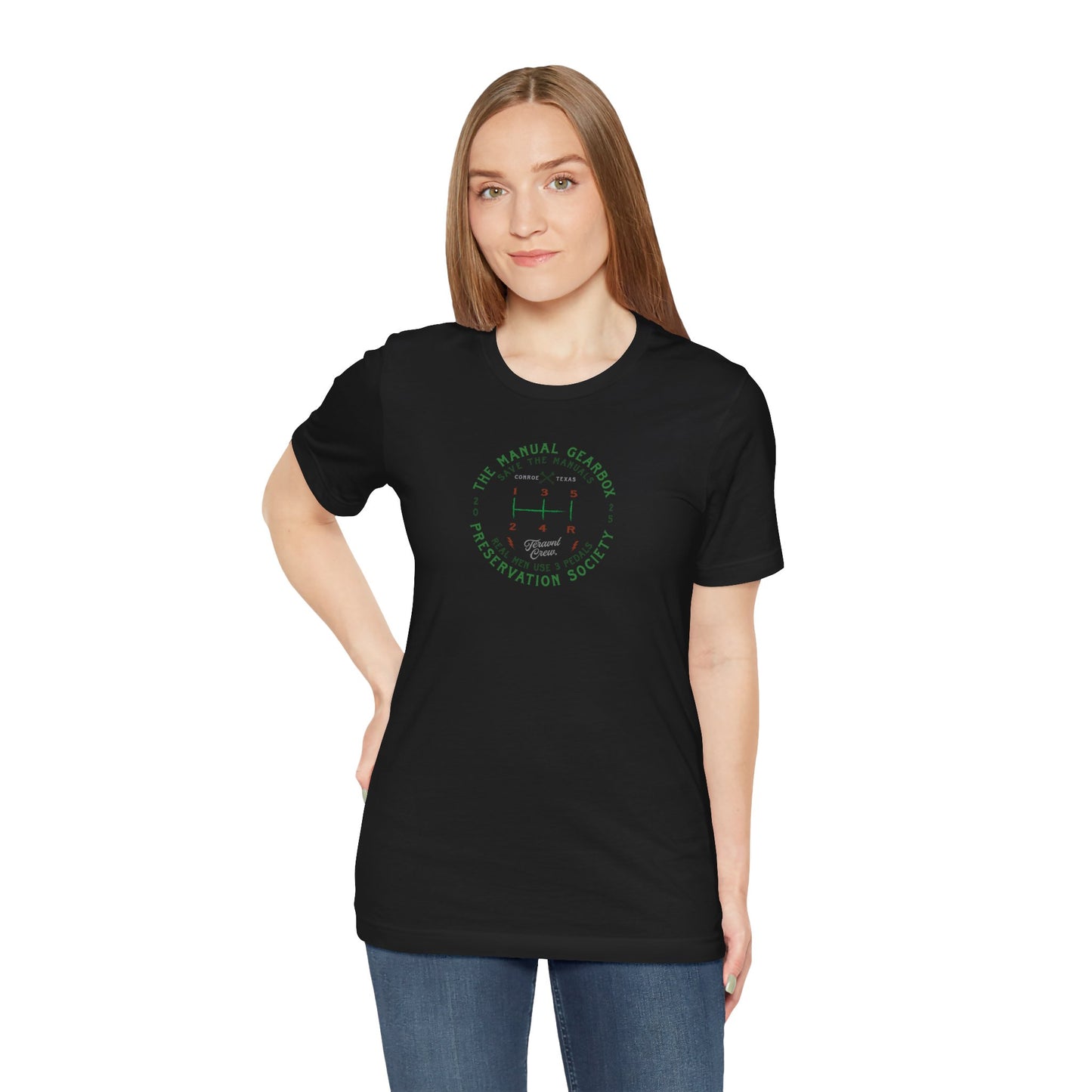 Manual Preservation Society. Black T-Shirt