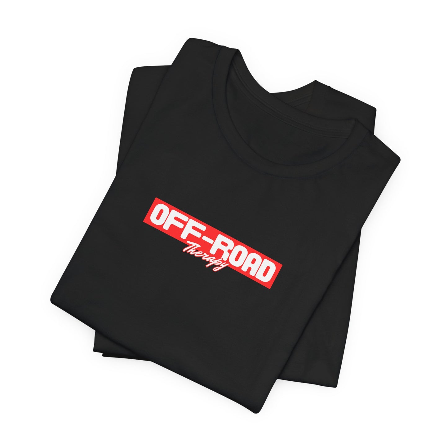 Off-Road Therapy. Black W/Red T-Shirt by Teravnt.