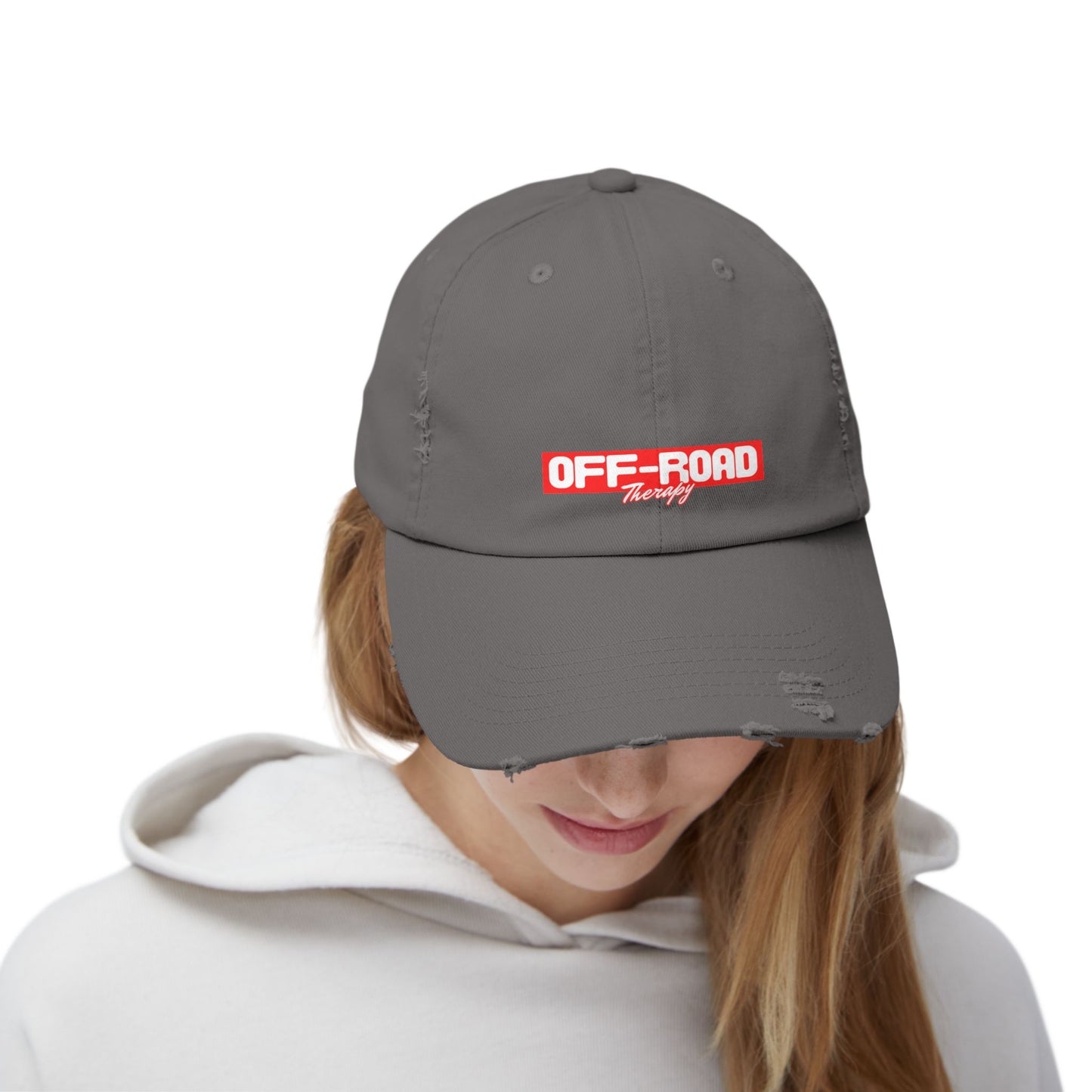 Unisex Distressed Cap - OFF-ROAD Therapy