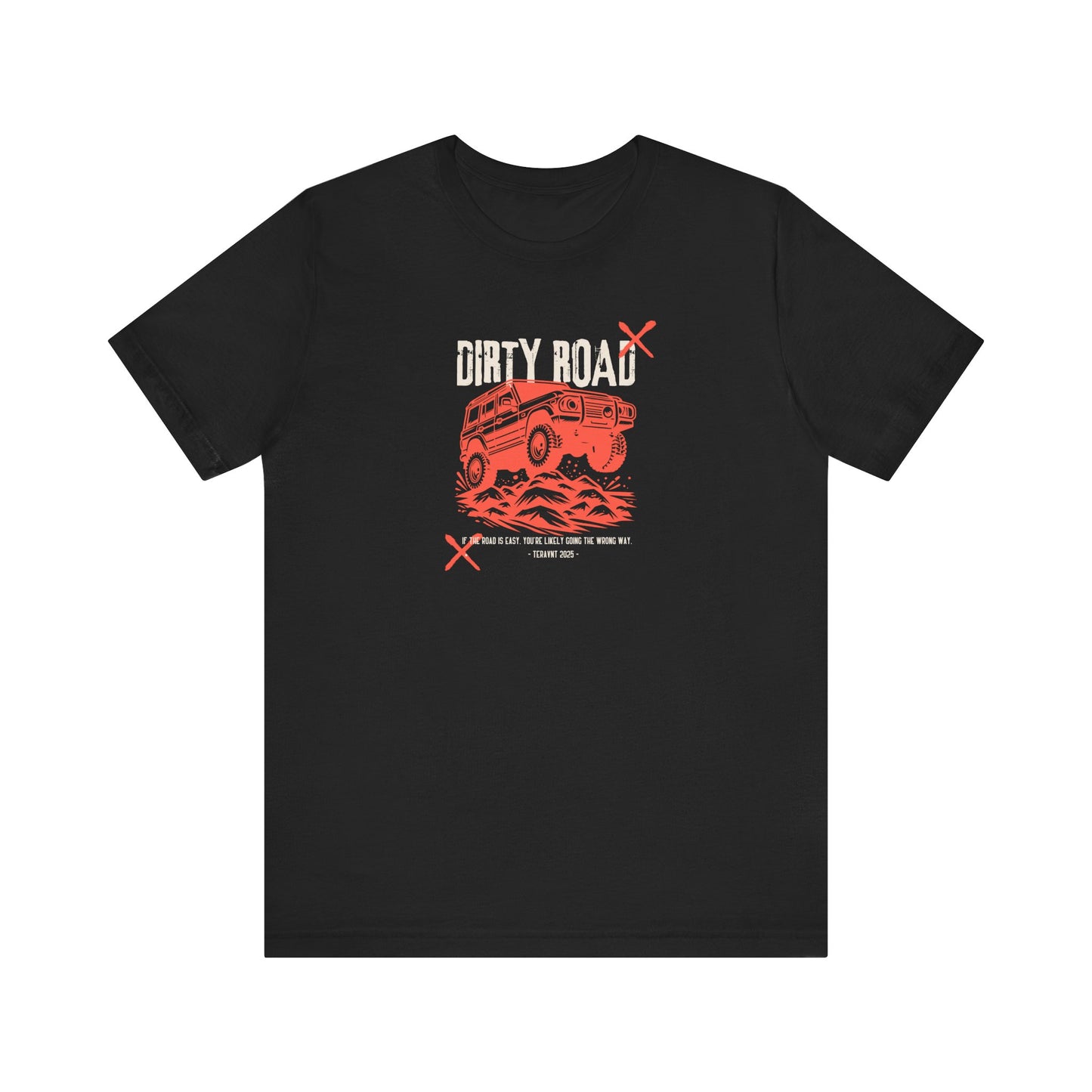 Teravnt Dirty Road. Black T-Shirt