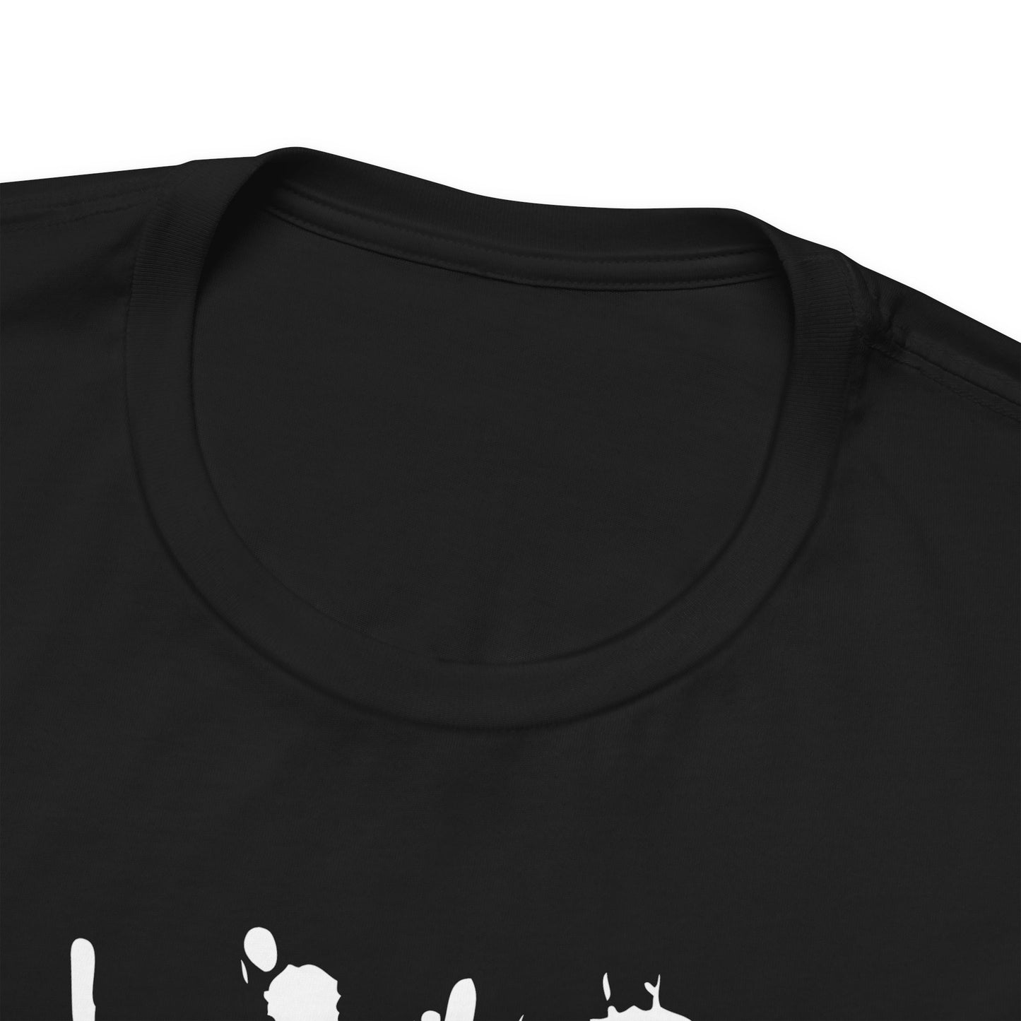 But did you die?. Black w/White T-Shirt by Teravnt