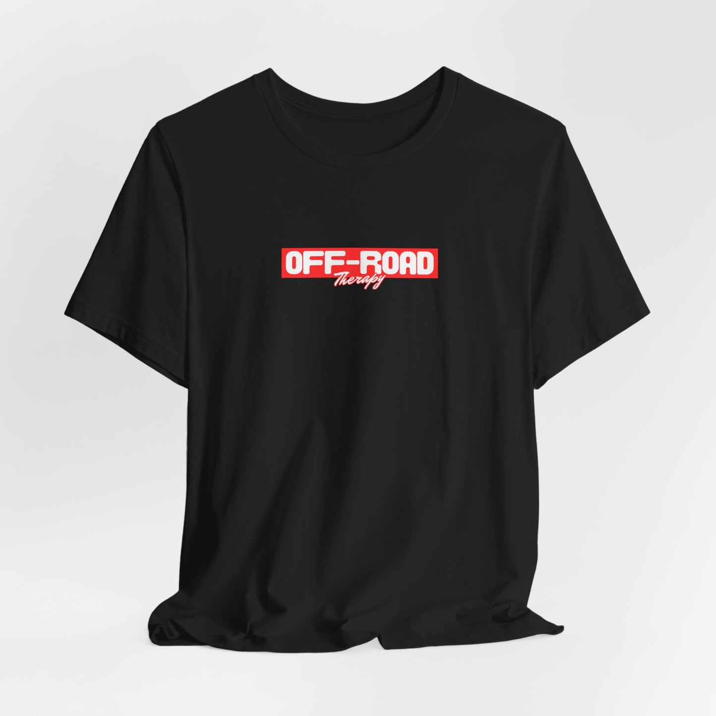 Off-Road Therapy. Black W/Red T-Shirt by Teravnt.