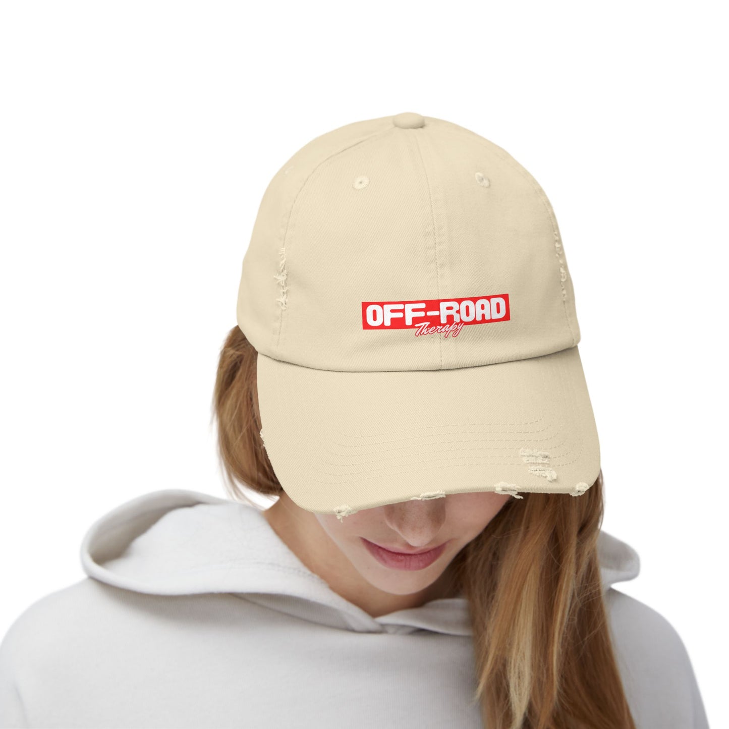 Unisex Distressed Cap - OFF-ROAD Therapy