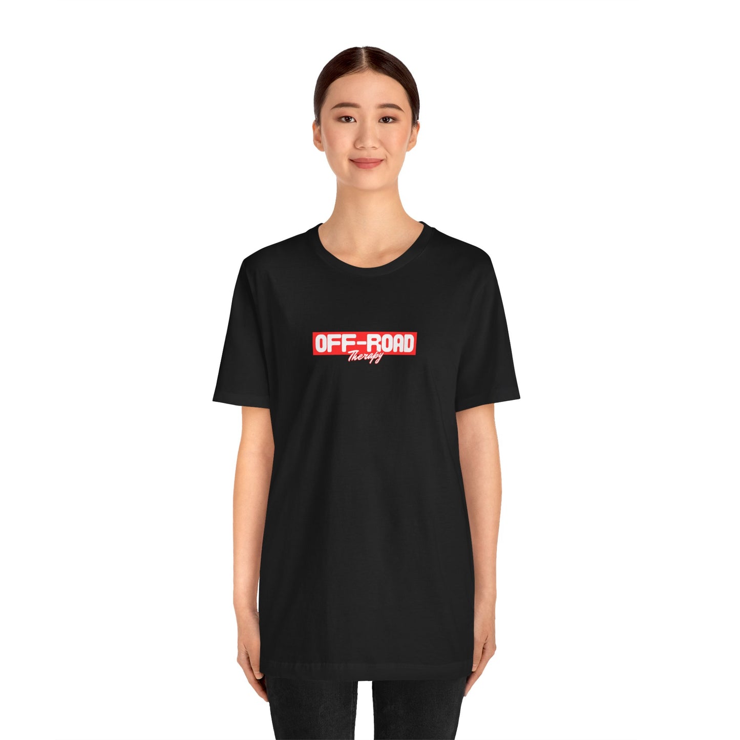 Off-Road Therapy. Black W/Red T-Shirt by Teravnt.