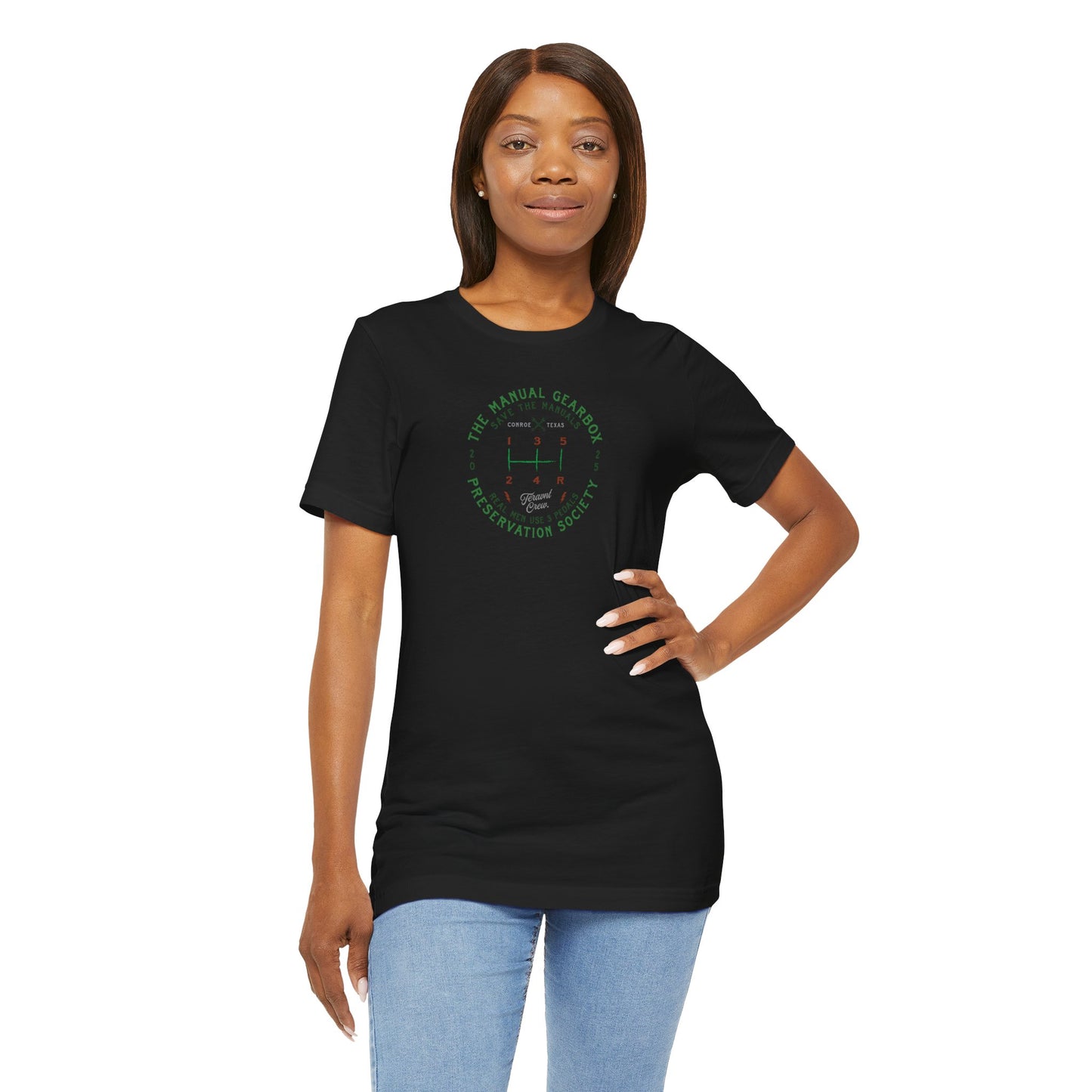 Manual Preservation Society. Black T-Shirt