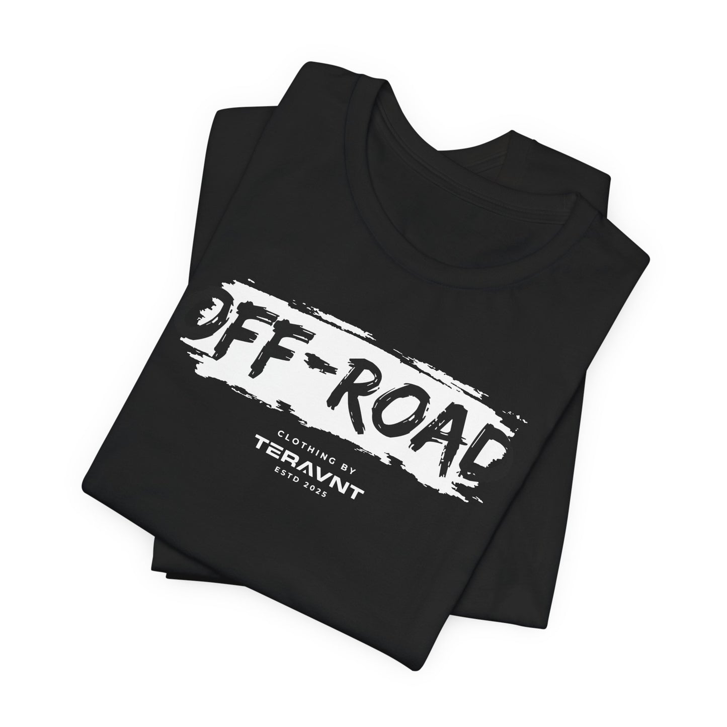Off-Road Clothing. Black W/White T-Shirt by Teravnt.