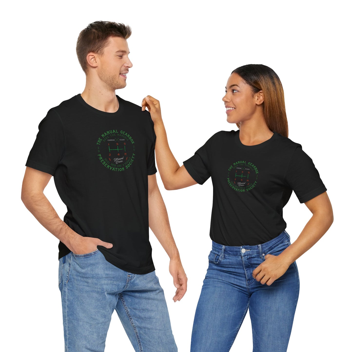 Manual Preservation Society. Black T-Shirt