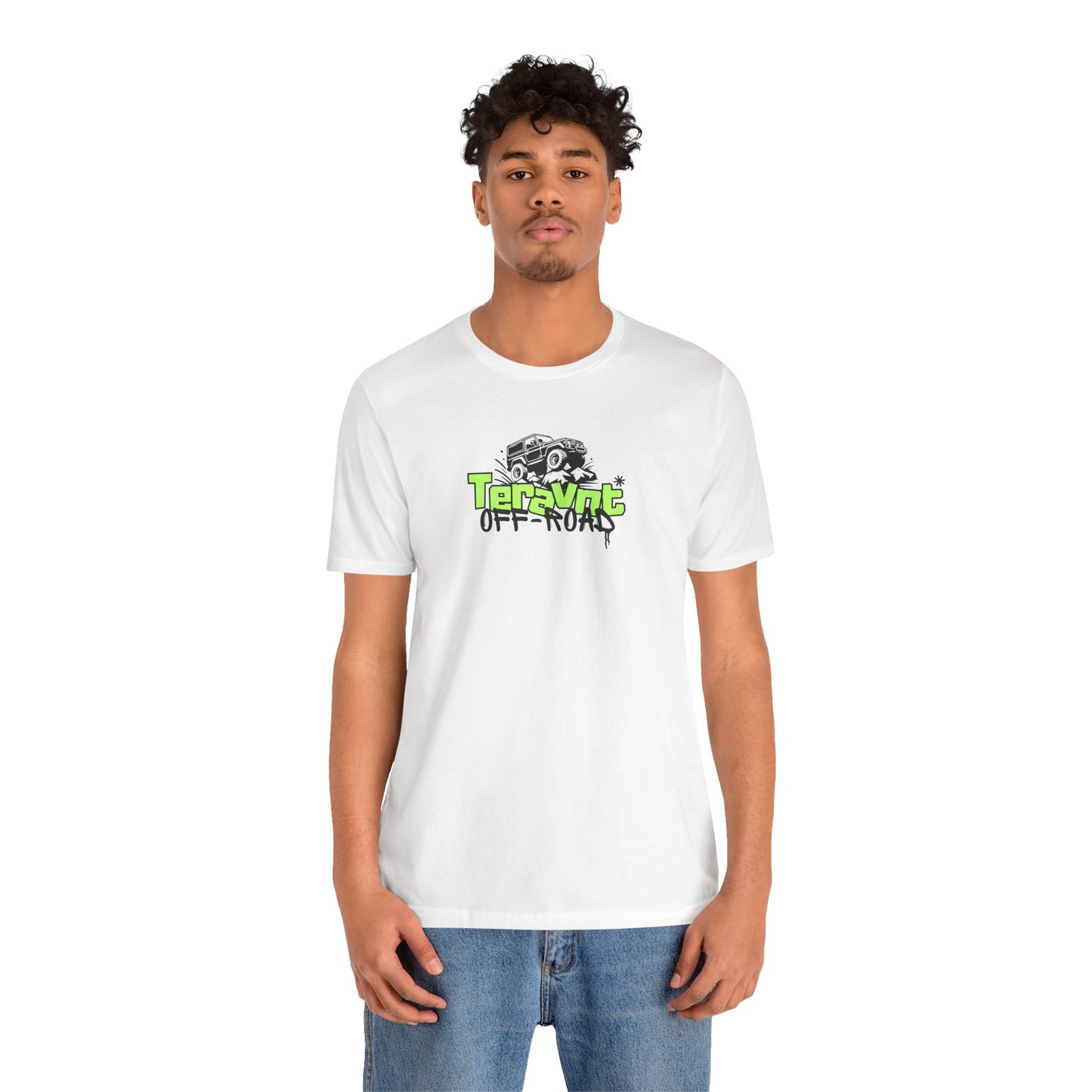 Teravnt Off-Road. White W/Colors T-Shirt by Teravnt.