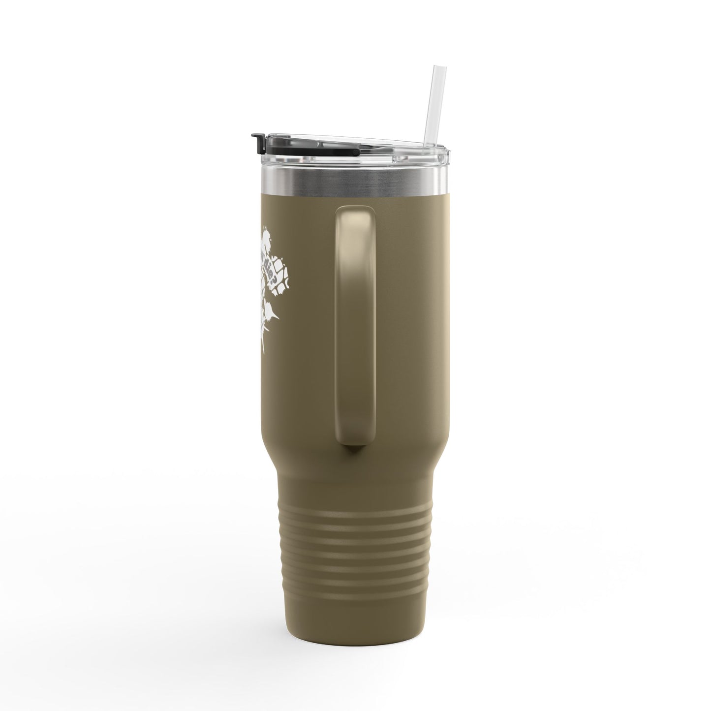 40oz Insulated Travel Mug "But did you die?" in White