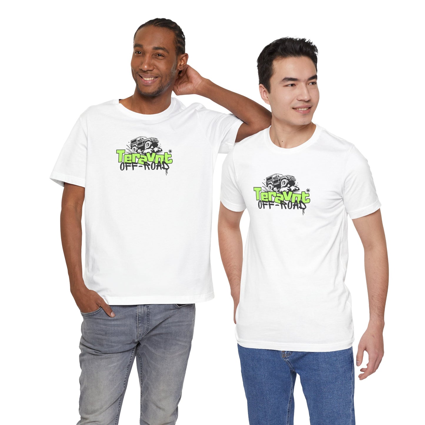 Teravnt Off-Road. White W/Colors T-Shirt by Teravnt.