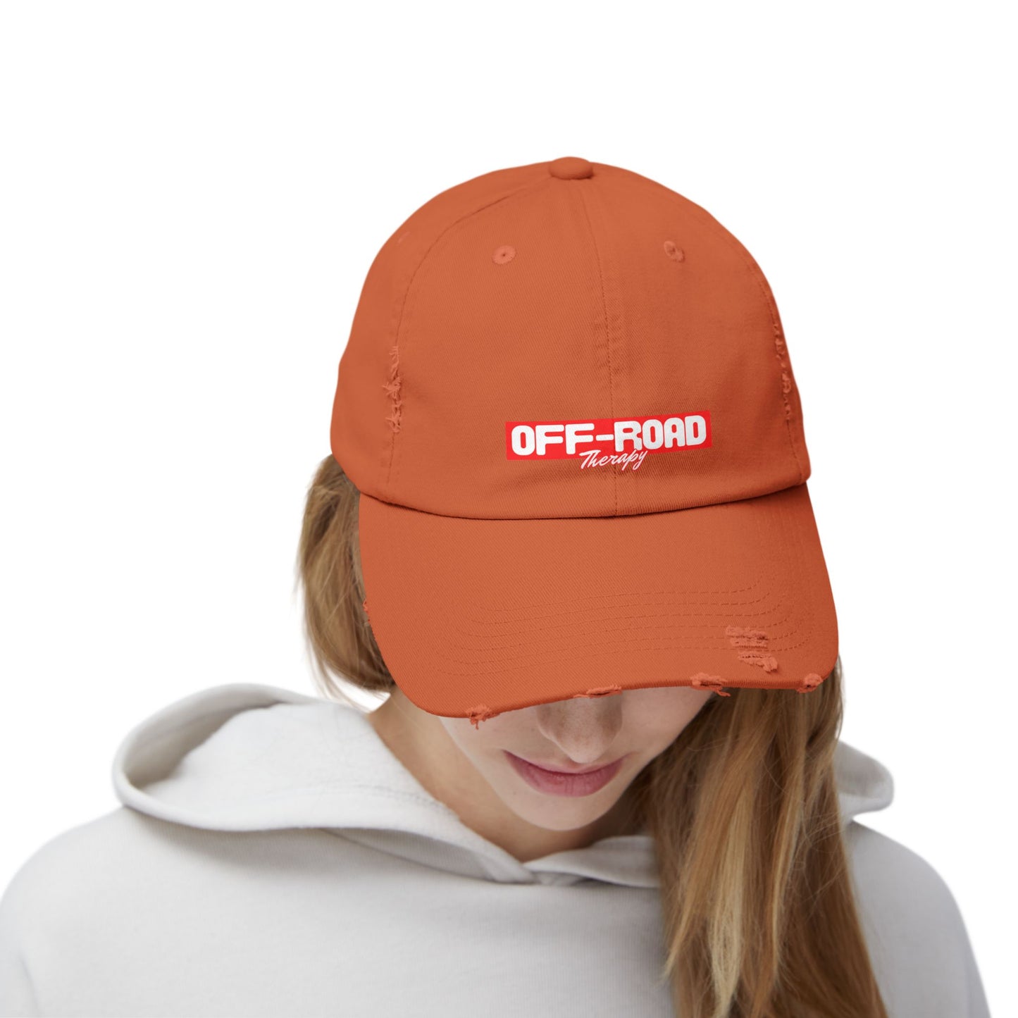 Unisex Distressed Cap - OFF-ROAD Therapy