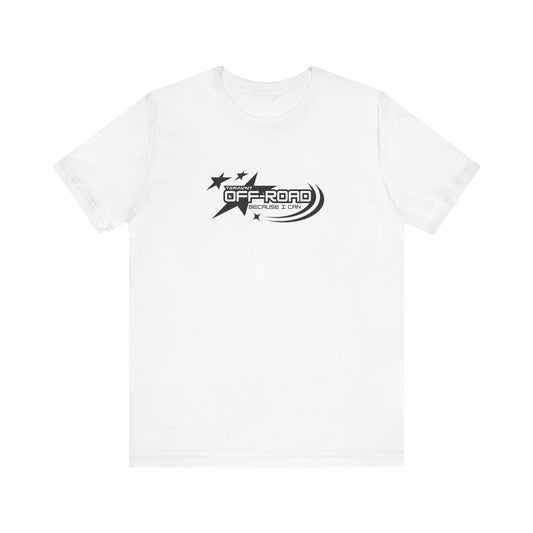 Off-Road Because I can.  White W/Black T-Shirt by Teravnt