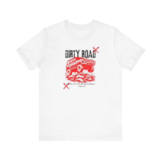 Teravnt Dirty Road.  White T-Shirt by Teravnt.