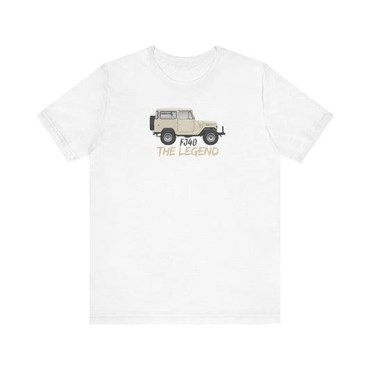 Legend. White T-Shirt by Teravnt.