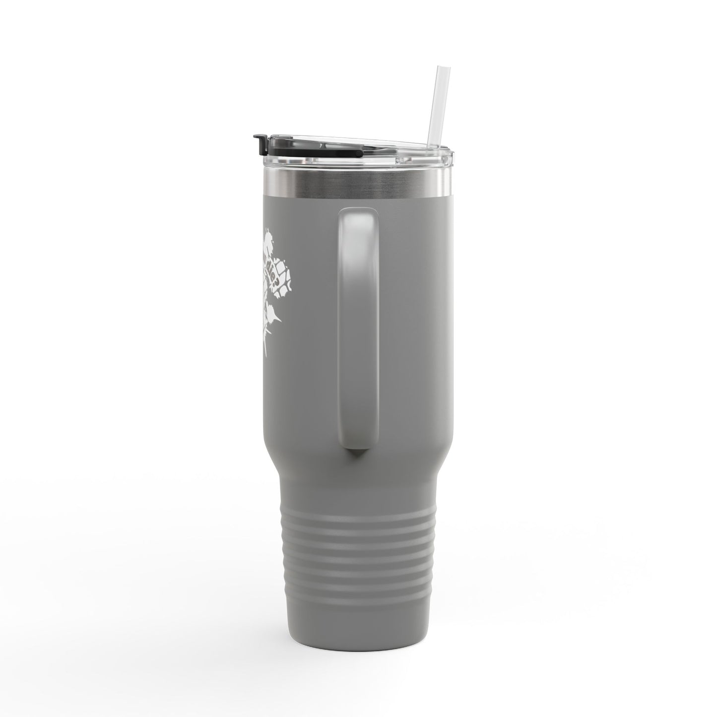 40oz Insulated Travel Mug "But did you die?" in White