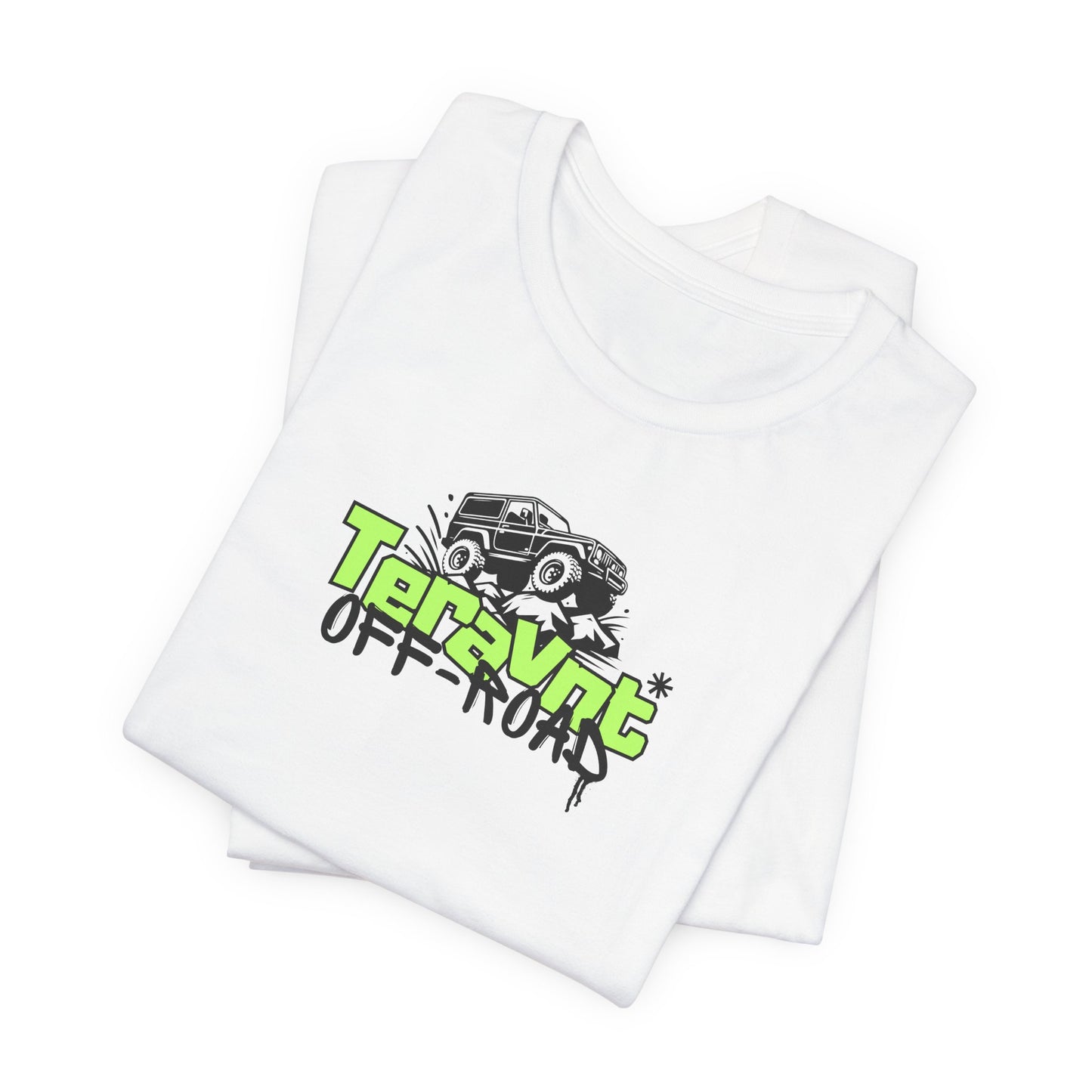 Teravnt Off-Road. White W/Colors T-Shirt by Teravnt.