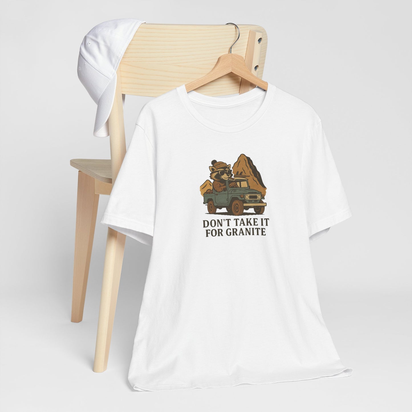Granite White T-Shirt by Teravnt