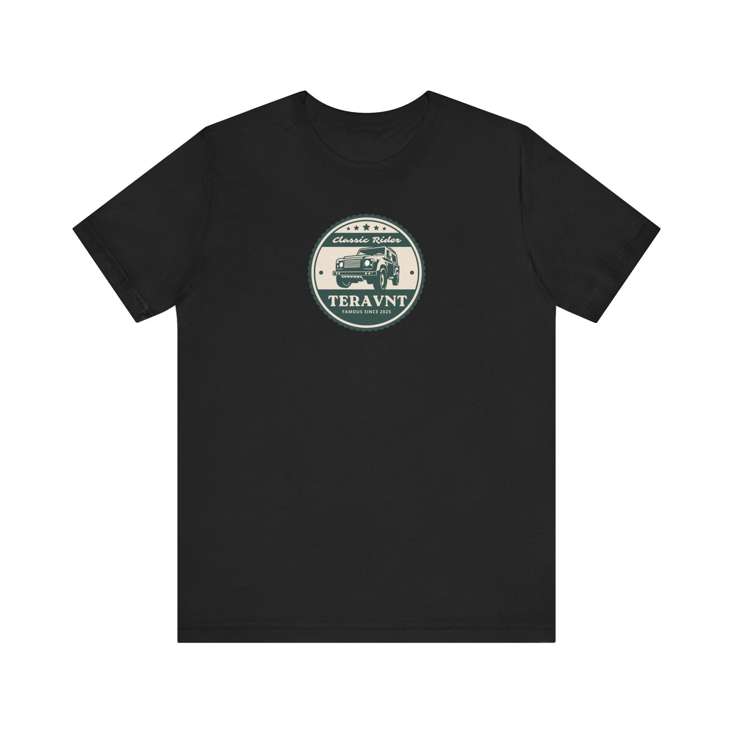 Classic Rider. Black W/Teal T-Shirt by Teravnt.
