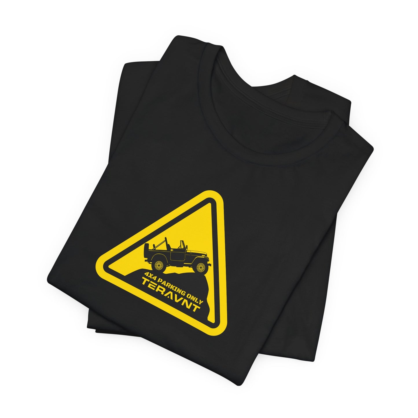 Parking Sign. Black T-Shirt