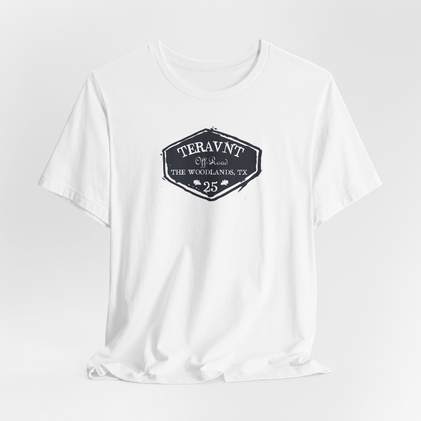 Teravnt Vintage Badge.  White T-Shirt by Teravnt.