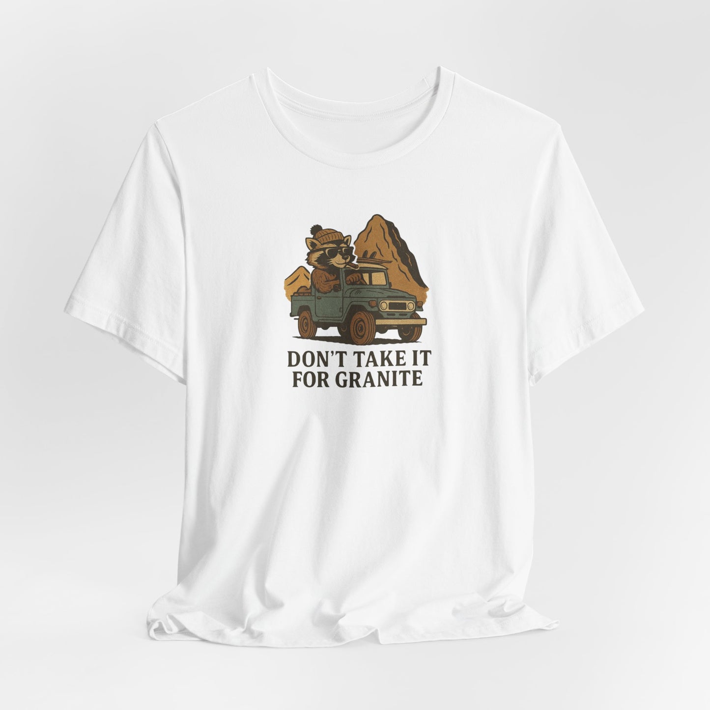 Granite White T-Shirt by Teravnt