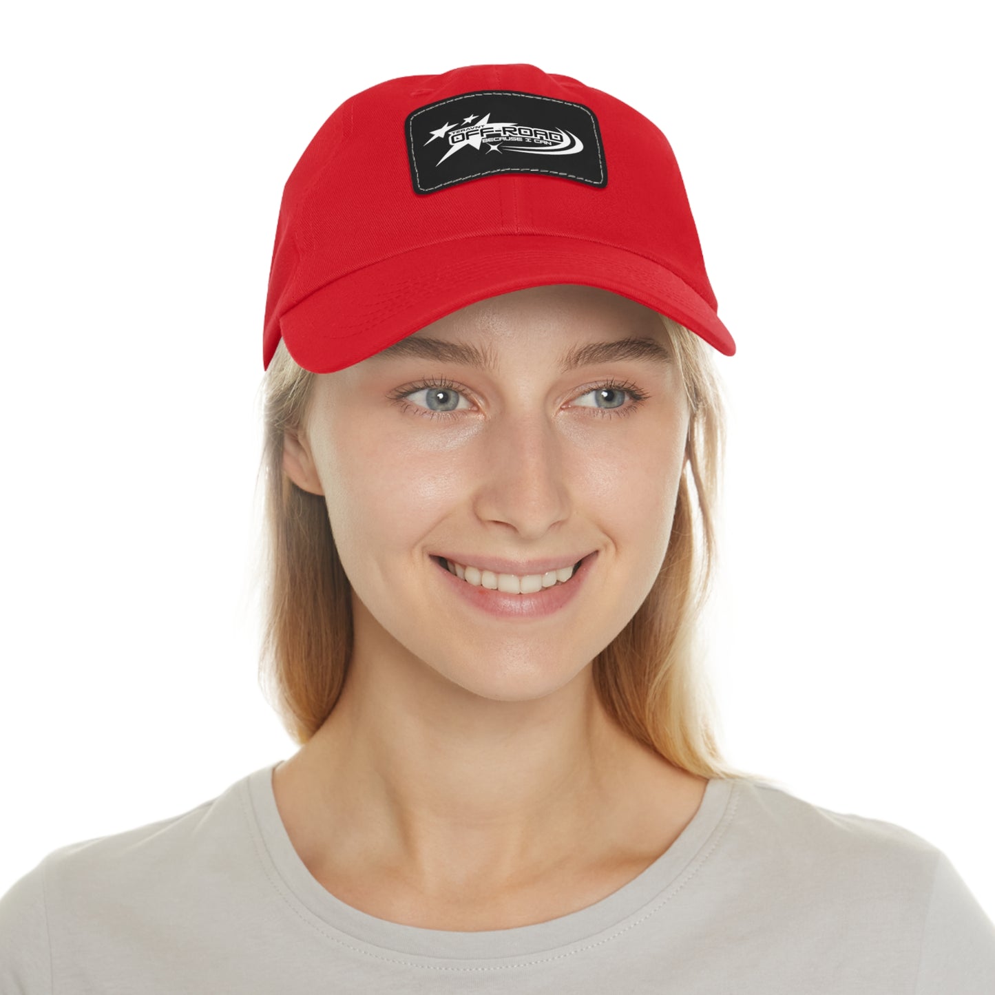 Off-Road Hat with Leather Patch by Teravnt