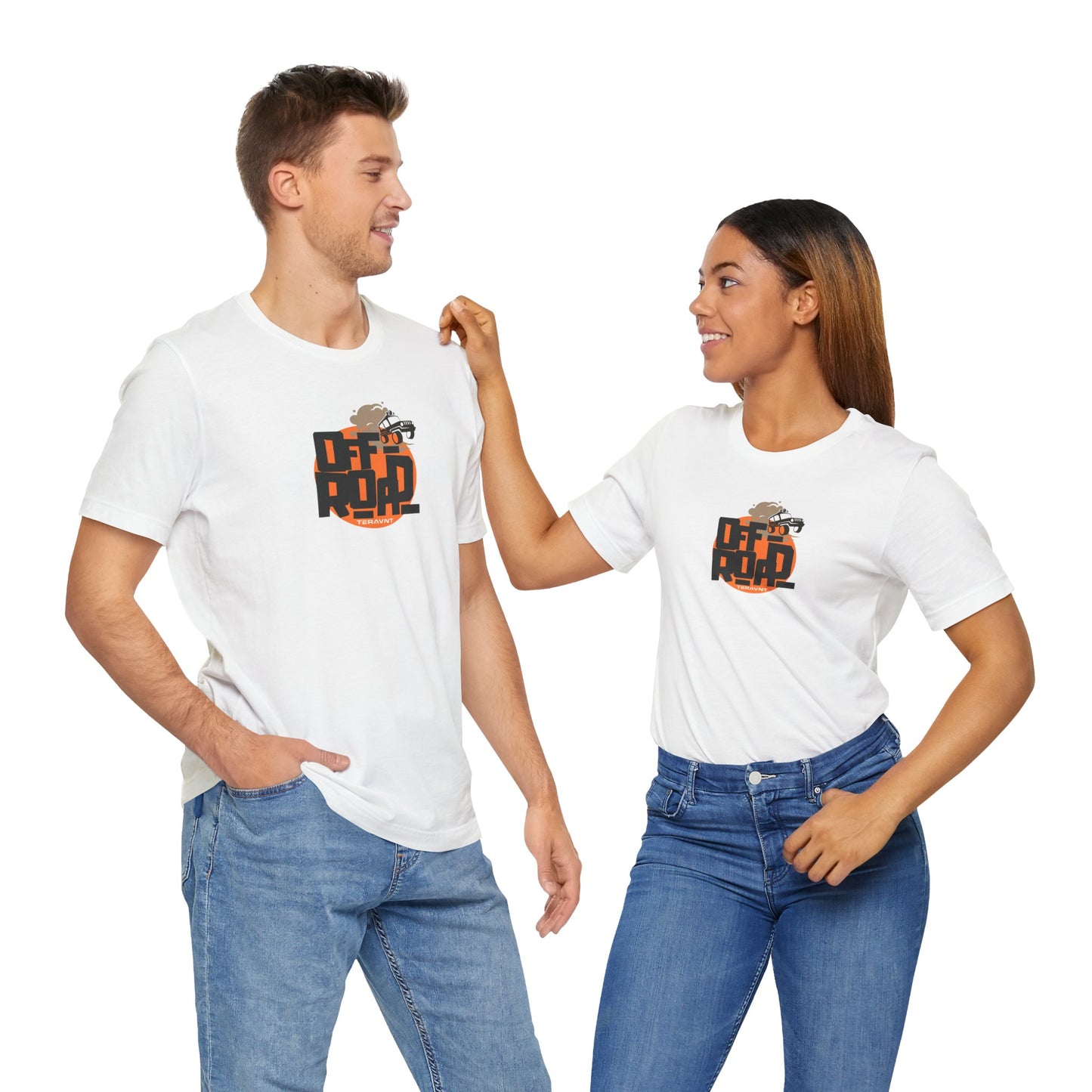 Teravnt Off-Road Sun. White W/Colors T-Shirt by Teravnt.