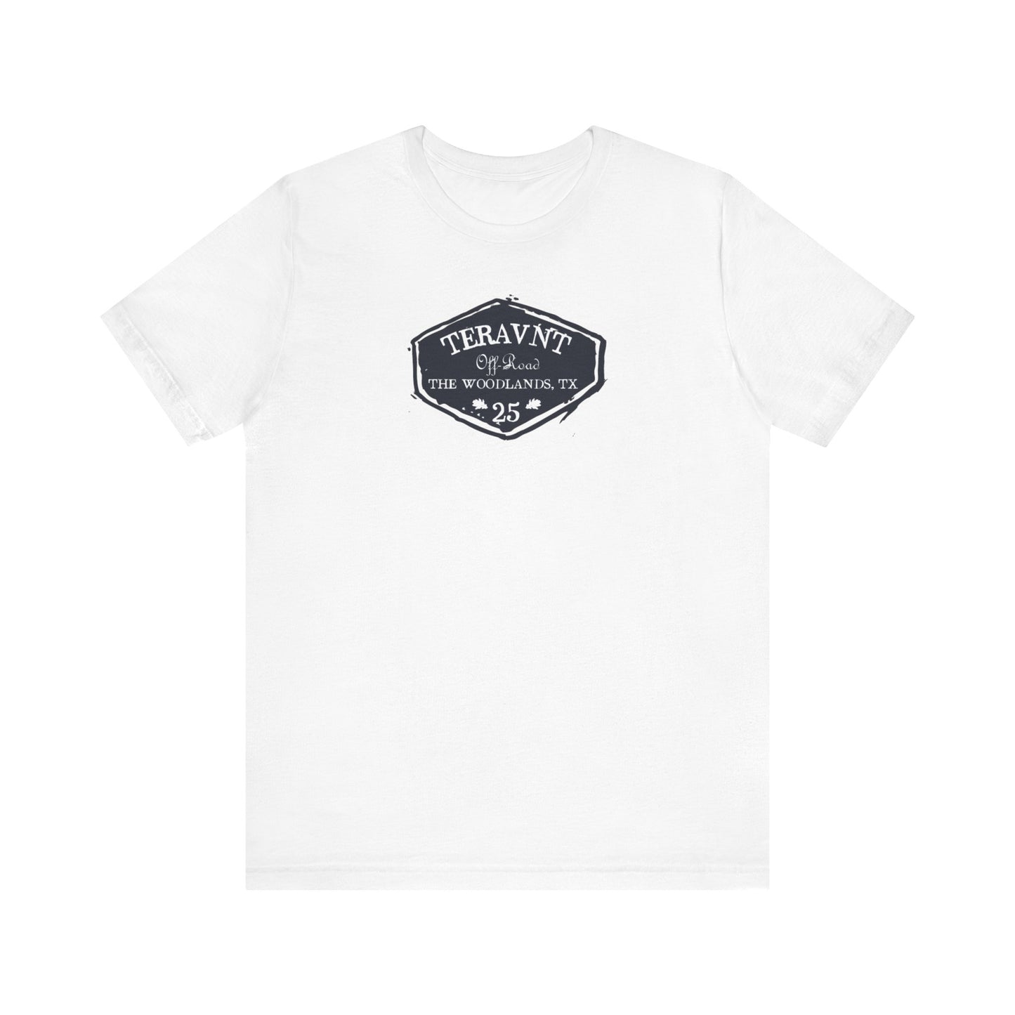 Teravnt Vintage Badge.  White T-Shirt by Teravnt.