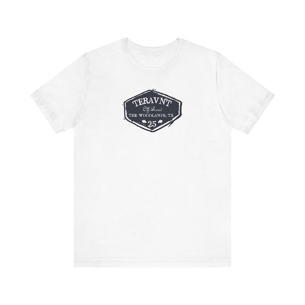 Teravnt Vintage Badge.  White T-Shirt by Teravnt.