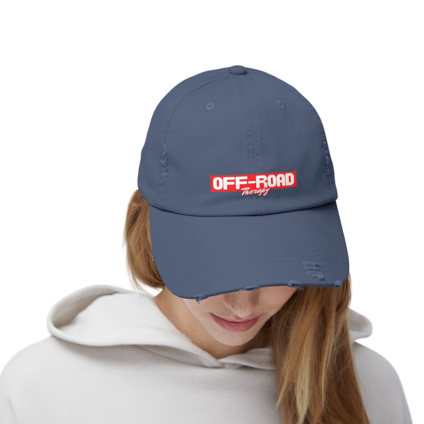 Unisex Distressed Cap - OFF-ROAD Therapy
