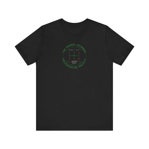 Manual Preservation Society. Black T-Shirt