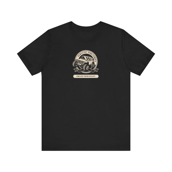 Create Your Legacy. Black W/Tan T-Shirt by Teravnt.