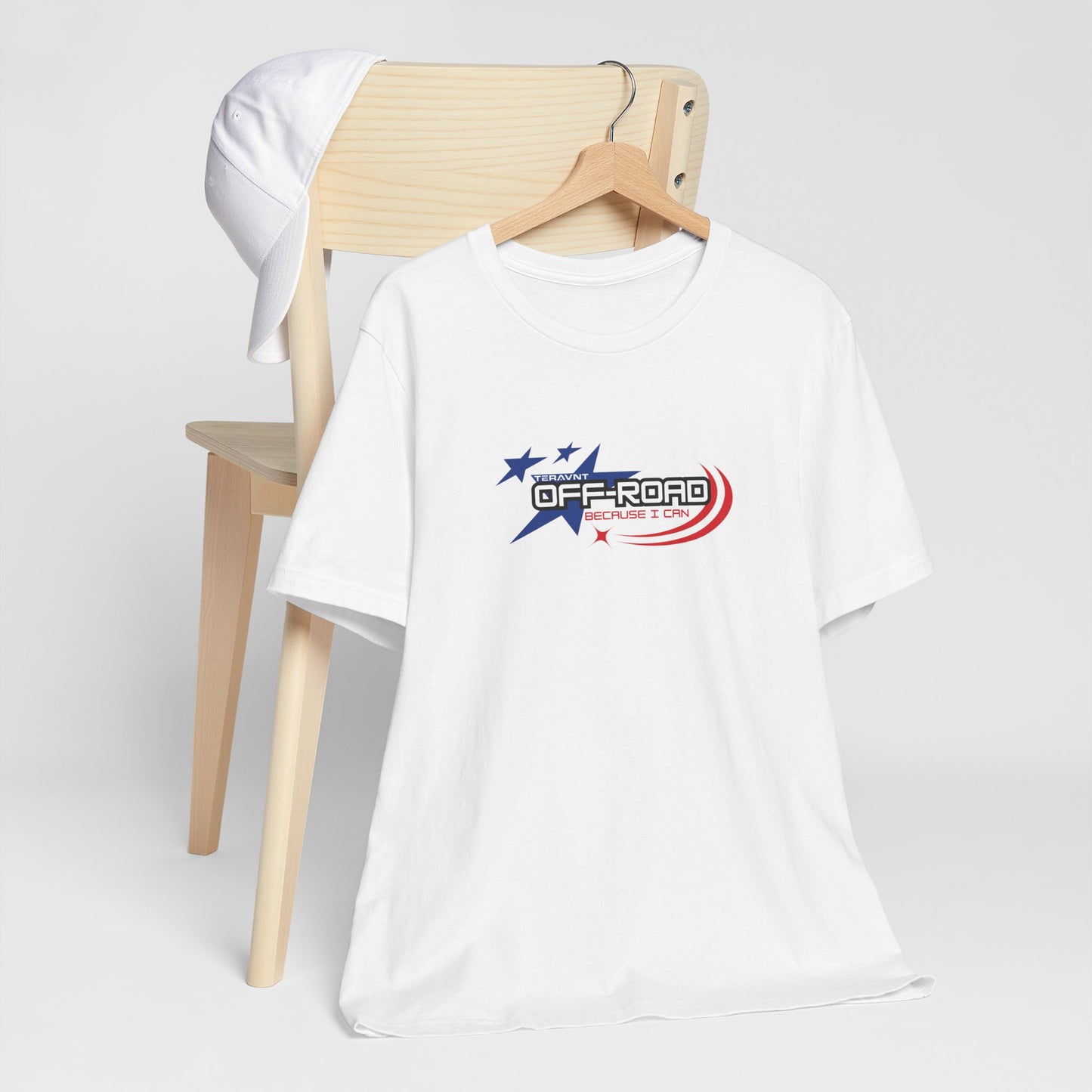 Off-Road Because I can. White W/Colors T-Shirt by Teravnt